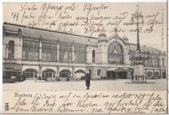ALTE ANSICHTSKARTE/POSTKARTE - HAMBURG - DAMMTOR BAHNHOF