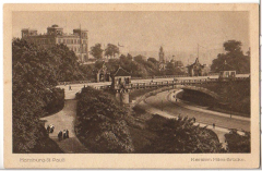 ALTE ANSICHTSKARTE/POSTKARTE - HAMBURG-ST. PAULI - KERSTEN MILES-BRÜCKE