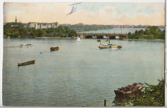 ALTE ANSICHTSKARTE/ POSTKARTE - HAMBURG - LOMBARDSBRÜCKE - KEINE VERLAGSANGABE