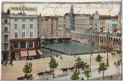 ALTE ANSICHTSKARTE/ POSTKARTE - HAMBURG - JUNGFERNSTIEG - KEINE VERLAGSANGABE