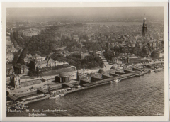 ALTE ANSICHTSKARTE/ POSTKARTE - HAMBURG - St. PAULI LANDUNGSBRÜCKEN