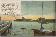 ALTE ANSICHTSKARTE/ POSTKARTE MIT STRUKTUR - OSTSEEBAD ALT-HEIKENDORF BEI KIEL