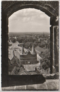 ALTE ANSICHTSKARTE/ POSTKARTE - LÜBECK - BLICK VOM AUSSICHTSTURM St. PETRI AUF DAS HOSLTENTOR