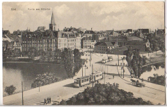 ALTE ANSICHTSKARTE/ POSTKARTE - KIEL - PARTIE AM KÜTERTOR