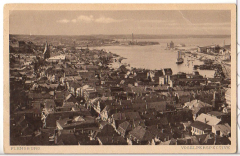 ALTE ANSICHTSKARTE/ POSTKARTE - FLENSBURG - VOGELPERSPEKTIVE
