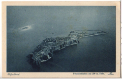 ALTE ANSICHTSKARTE/ POSTKARTE - HELGOLAND - FLIEGERAUFNAHME AUS 200 M. HÖHE