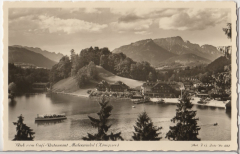 ALTE ANSICHTSKARTE/ POSTKARTE - SCHÖNAU - BLICK VOM CAFE-RESTAURANT MALERWINKEL (KÖNIGSSEE)