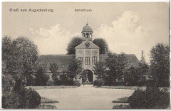ALTE ANSICHTSKARTE/ FELDPOSTKARTE - AUGUSTENBURG (AUGUSTENBORG) - SCHLOßTURM - GRUß AUS AUGUSTENBURG