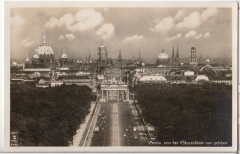 ALTE FELDPOSTKARTE, 1943 - GEFR. TRÄBER, BERLIN-KLADOW - BERLIN - VON DER SIEGESSÄULE AUS GESEHEN