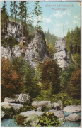 ALTE ANSICHTSKARTE/ POSTKARTE - HÖLLENTAL (FRANKENWALD) TEUFELSTREPPE