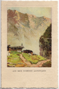 ALTE ANSICHTSKARTE/ POSTKARTE - BERGBAUERNHOF - AUS DEN SCHÖNEN ALPENLAND - TIROLER ALPEN ?