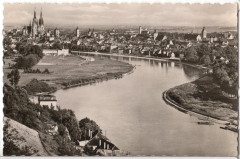 ALTE ANSICHTSKARTE/ POSTKARTE - REGENSBURG - BLICK VON DEN WINZERHÖHEN
