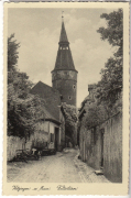 ALTE ANSICHTSKARTE/ POSTKARTE - KITZINGEN AM MAIN - FALTERTURM