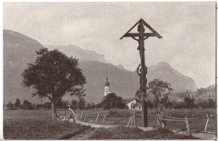 ALTE ANSICHTSKARTE/ POSTKARTE - BAHNSTATION OBERAUDORF - TIROLER PASSIONSSPIELDORF ERL