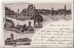 ALTE ANSICHTSKARTE/ POSTKARTE - GRUSS AUS STRAUBING
