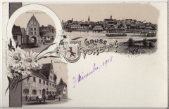 ALTE ANSICHTSKARTE/ POSTKARTE - VOHBURG - GRUSS AUS VOHBURG