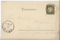 ALTE ANSICHTSKARTE/ POSTKARTE - BERNECK - BLICK VON DER EISENLEITE