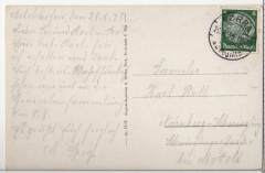 ALTE ANSICHTSKARTE/ POSTKARTE - ARTELSHOFEN a. PEGNITZ, POSTSTEMPEL VORRA