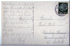 ALTE ANSICHTSKARTE/ POSTKARTE - ARTELSHOFEN a. PEGNITZ, POSTSTEMPEL VORRA