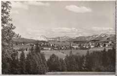 ALTE ANSICHTSKARTE/ POSTKARTE - KURORT SCHEIDEGG - MIT HOHEM IFEN-WIDDERSTEIN-DIDAMSKOPF & WINTERSTAUDE