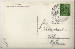 ALTE ANSICHTSKARTE/ POSTKARTE - ANGER - DORFPLATZ
