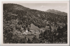 ALTE ANSICHTSKARTE/ POSTKARTE - GLASHÜTTE BEI TEGERNSEE MIT STEMPEL GASTHAUS GLASHÜTTE