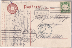 ALTE ANSICHTSKARTE/POSTKARTE - NÜRNBERG - BAYER. JUBILÄUMS-LANDES-AUSSTELLUNG 1906 - HAUPTRESTAURATION