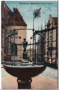 ALTE ANSICHTSKARTE/POSTKARTE - NÜRNBERG - GÄNSEMÄNNCHENBRUNNEN