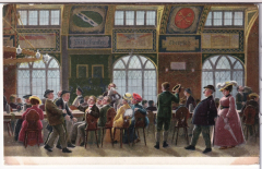 ALTE ANSICHTSKARTE/ POSTKARTE - MÜNCHEN - KGL HOFBRÄUHAUS, STEMPEL PÄCHTER: KARL MITTERMÜLLER