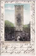 ALTE ANSICHTSKARTE/ POSTKARTE - GRUß AUS LANSBERG A. LECH - BAYERTHOR