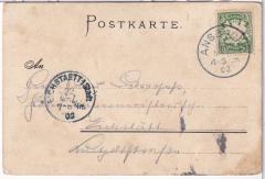 ALTE ANSICHTSKARTE/ POSTKARTE - ANSBACH - GRUß AUS ANSBACH