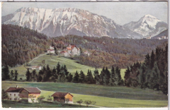 ALTE ANSICHTSKARTE/ POSTKARTE - WILDBAD ADELHOLZEN MIT MARIA ECK, BLICK GEGEN RAUSCHBERG UND SONNTAGSHORN
