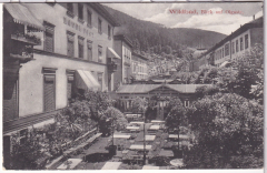 ALTE ANSICHTSKARTE/ POSTKARTE - WILDBAD - BLICK AUF OLGASTRAßE