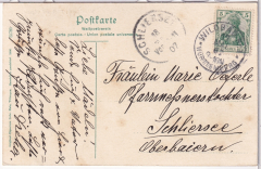 ALTE ANSICHTSKARTE/ POSTKARTE - WILDBAD - BLICK AUF OLGASTRAßE