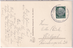 ALTE ANSICHTSKARTE/ POSTKARTE - WINTERSPORTPLATZ OBERSTAUFEN - GASTHOF FALKEN (SCHÖNSTER SKIBERG)