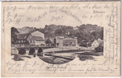 ALTE ANSICHTSKARTE/ POSTKARTE - ERLANGEN - PARTIE AM BURGBERG