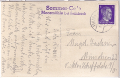 ALTE ANSICHTSKARTE/ POSTKARTE - BAD FEILNBACH - MOOSMÜHLE AM FUßE DES WENDELSTEIN, STEMPEL MOOSMÜHLE