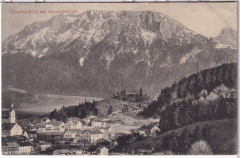 ALTE ANSICHTSKARTE/ POSTKARTE - OBERAUDORF MIT KAISERGEBIRGE