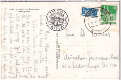 ALTE ANSICHTSKARTE/ POSTKARTE - INSEL MAINAU IM BODENSEE - ROSENGARTEN