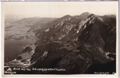 ALTE ANSICHTSKARTE/ POSTKARTE - KOCHEL AM SEE - BLICK AUF DAS WALCHENSEEKRAFTWERK