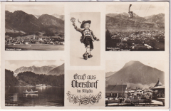 ALTE ANSICHTSKARTE/ POSTKARTE - OBERSTDORF - GRUß AUS OBERSTDORF IM ALLGÄU
