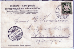 ALTE PRÄGEKARTE/ ANSICHTSKARTE - REGENSBURG - WALHALLA-DONAUSTAUF