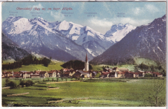 ALTE ANSICHTSKARTE/ POSTKARTE - FÜSSEN - SCHLOß NEUSCHWANSTEIN MIT SÄULING