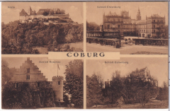 ALTE ANSICHTSKARTE/ POSTKARTE - COBURG - MEHRBILDKARTE