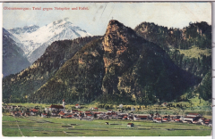 ALTE ANSICHTSKARTE/ POSTKARTE - OBERAMMERGAU - TOTAL GEGEN NOTSPITZE UND KOFEL