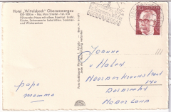 ALTE ANSICHTSKARTE/ POSTKARTE - OBERAMMERGAU - HOTEL WITTELSBACH