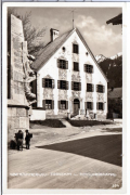ALTE ANSICHTSKARTE/ POSTKARTE - OBERAMMERGAU - FORSTAMT UND KRIEGERDENKMAL