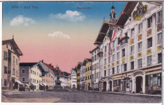 ALTE ANSICHTSKARTE/ POSTKARTE - BAD TÖLZ - MARKTSTRAßE