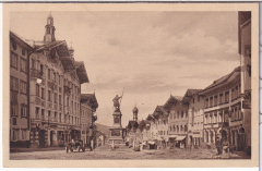 ALTE ANSICHTSKARTE/ POSTKARTE - BAD TÖLZ - MARKTSTRAßE
