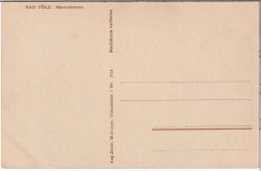 ALTE ANSICHTSKARTE/ POSTKARTE - BAD TÖLZ - MARKTSTRAßE